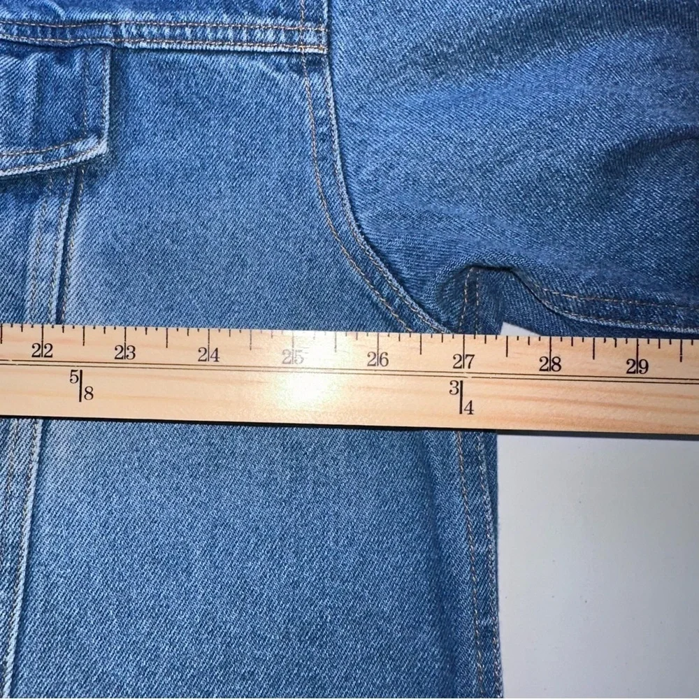 Vtg Hunter’s Run Denim Trucker Jacket Blue Classic Vtg Wash Button Front Sz‎ 1XL